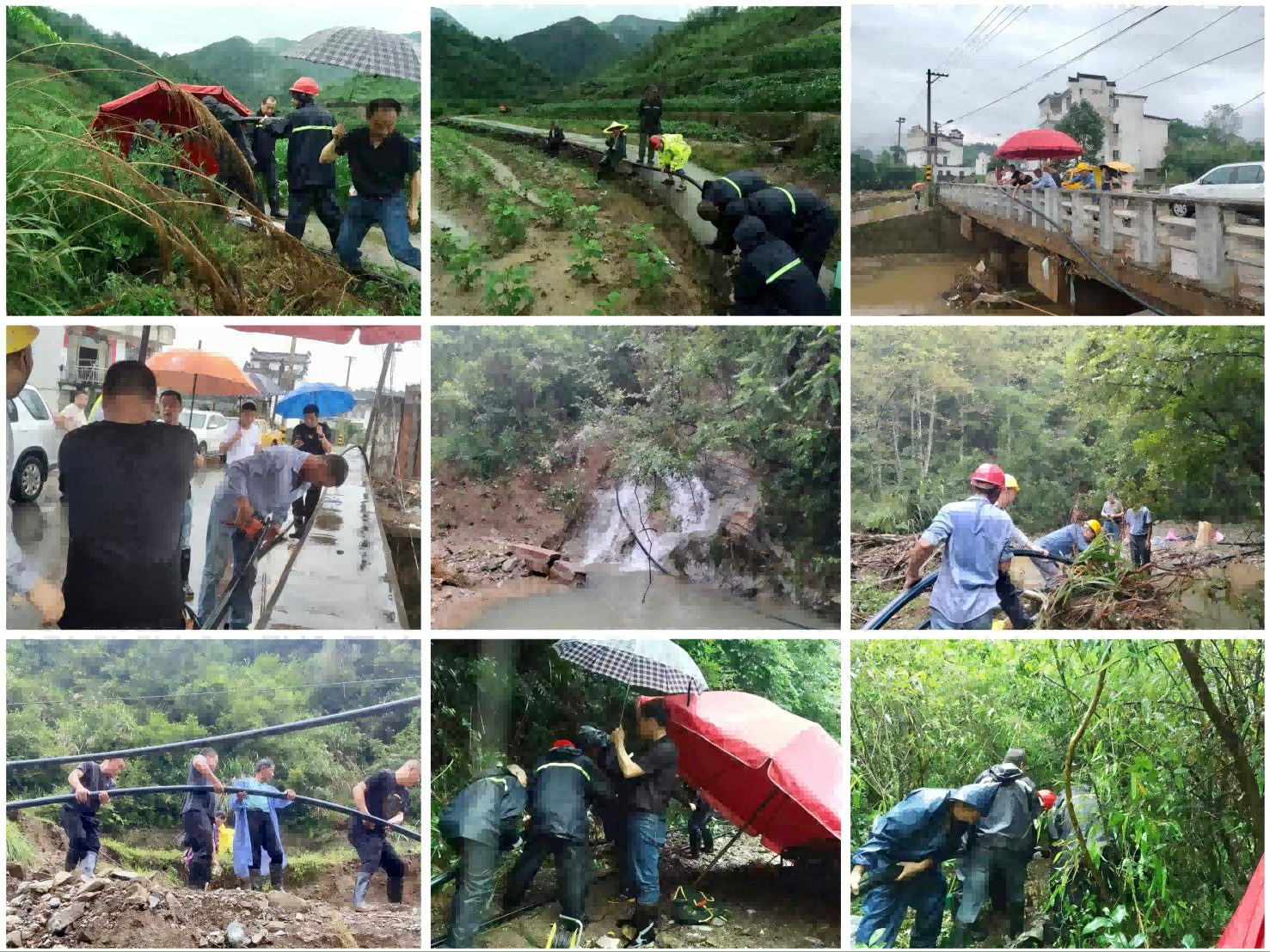 災后供水搶修 徽水先鋒在行動