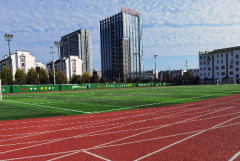 徽州區華新亭足球場通過竣工驗收